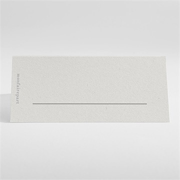 Marque-place baptême ma montgolfière - Dos du marque-place