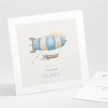 Remerciement baptême ma montgolfière