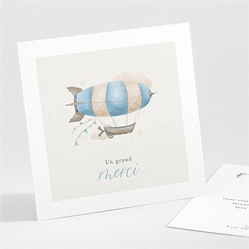 Remerciement baptême ma montgolfière