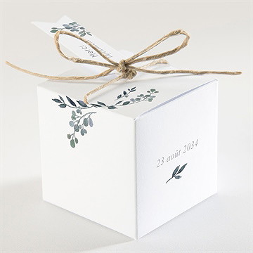 Boîte de dragées profession de foi sa profession - Dos de la boîte