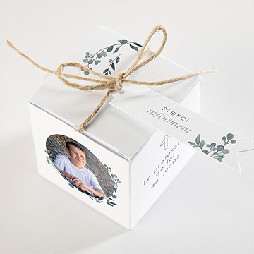 Boîte de dragées profession de foi sa profession - Dessus de la boîte