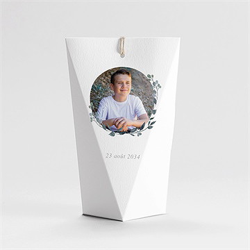 Boîte de dragées profession de foi sa profession étui - Dos de la boîte