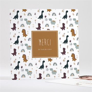 Remerciement naissance dinosaures