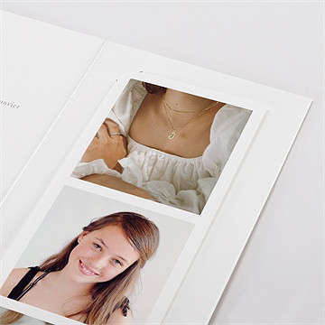 Faire-part confirmation belle poésie photomaton - Détail du faire-part