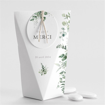 Boîte de dragées confirmation belle poésie étui