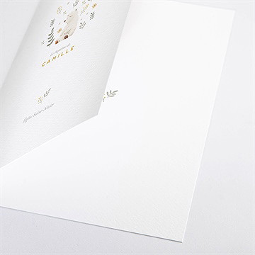 Livret de messe baptême nounours - Détail du livret