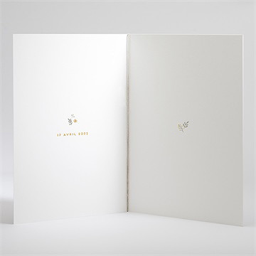 Livret de messe baptême nounours - Intérieur du livret