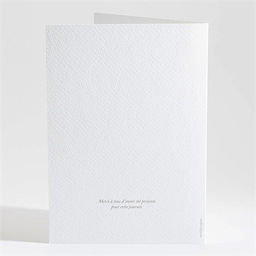 Livret de messe baptême nounours - Dos du livret