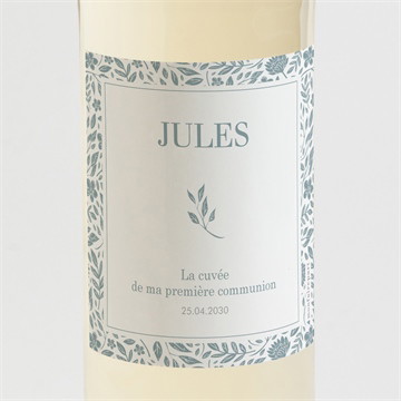 Etiquette de bouteille communion transcendance magnet