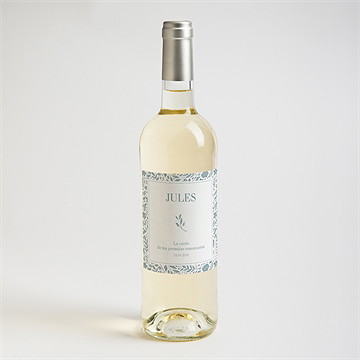 Etiquette de bouteille communion transcendance - Mise en situation