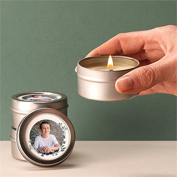 Bougie profession de foi sa profession argent - Mise en situation