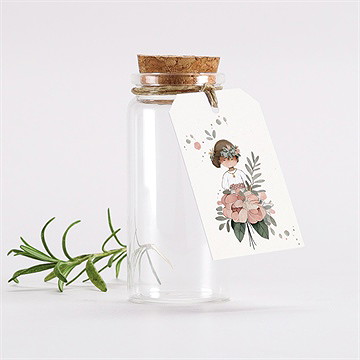 Mignonette communion beauté au naturel étiquette