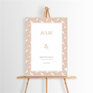 Panneau bienvenue beaux symboles