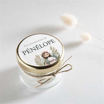 Sticker communion jolie bohème - Mise en situation