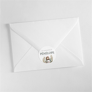 Sticker communion jolie bohème - Mise en situation