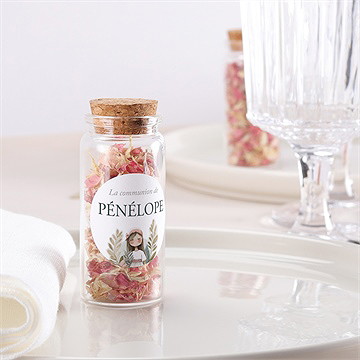 Mignonette communion jolie bohème sticker - Mise en situation