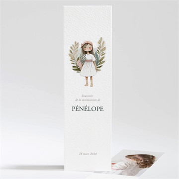 Signet communion jolie bohème étui