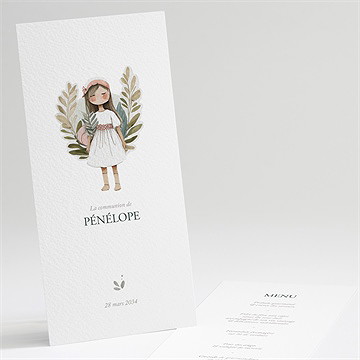 Menu communion jolie bohème