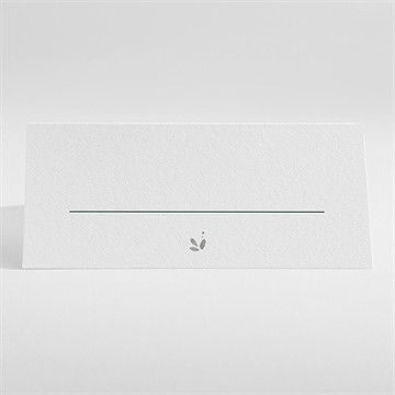 Marque-place communion jolie bohème - Dos du marque place