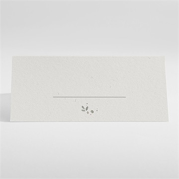 Marque-place communion beauté au naturel - Dos du marque-place