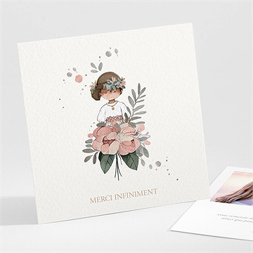 Remerciement communion beauté au naturel