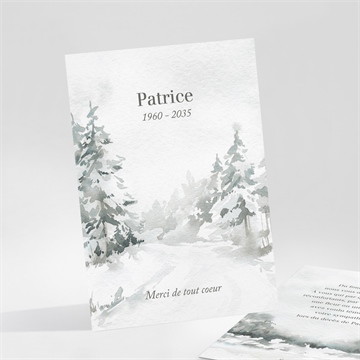 Carte recto-verso - portrait