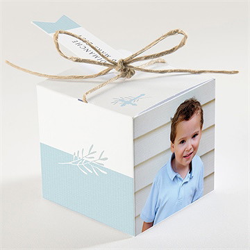 Boîte de dragées communion ferveur - Dos de la boîte