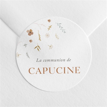 Sticker communion belle colombe