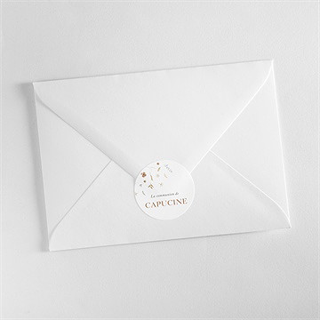 Sticker communion belle colombe - Mise en situation