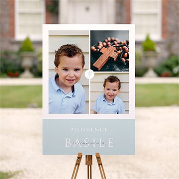 Panneau bienvenue ferveur - Mise en situation