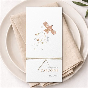 Menu communion belle colombe