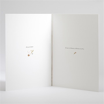 Livret de messe communion belle colombe - Intérieur du livret