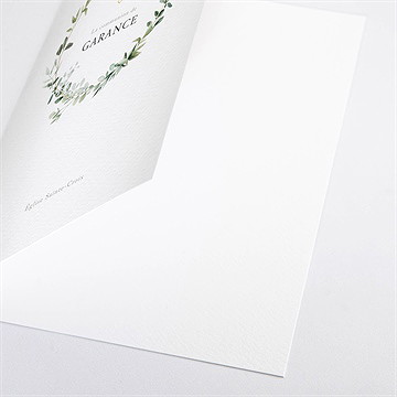 Livret de messe communion gravée au coeur - Détail du livret