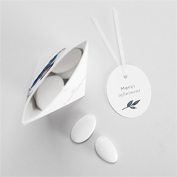 Boîte de dragées confirmation promesse de foi étui - Intérieur de la boîte