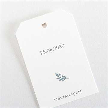 Etiquette communion transcendance - Dos de l'étiquette