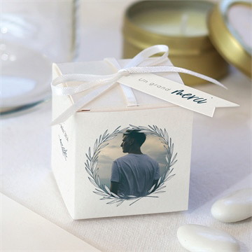 Boîte à dragées - cube