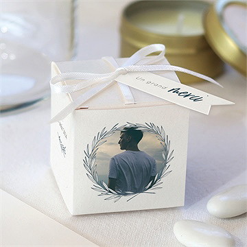 Boîte de dragées profession de foi joie pure