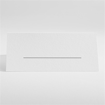 Marque-place communion gravée au coeur - Dos du marque place