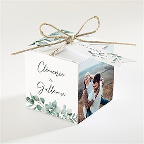 Boîte de dragées mariage lyrisme