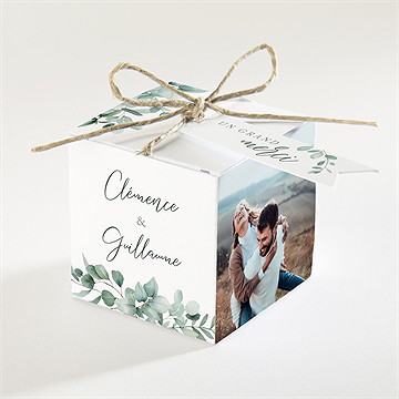 Boîte de dragées mariage lyrisme