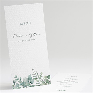 Menu mariage lyrisme