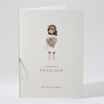 Livret de messe communion petite fille