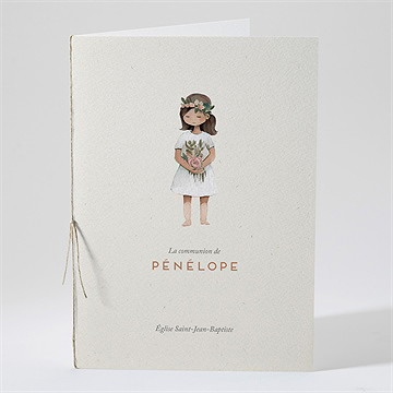 Livret de messe communion petite fille