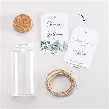 Mignonette mariage lyrisme étiquette - Vue d'ensemble