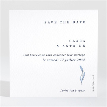 Save the Date mariage pureté