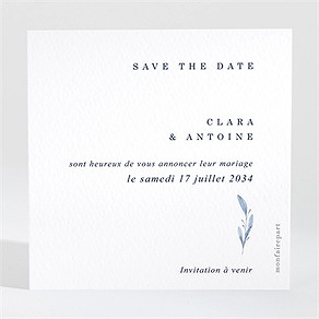 Save the Date mariage pureté