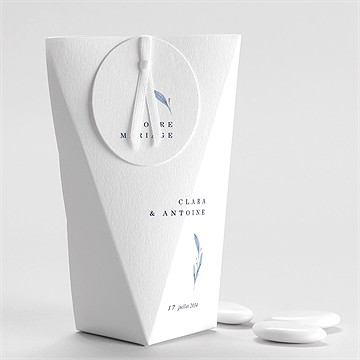 Boîte de dragées mariage pureté étui