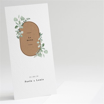 Menu mariage encapsulés