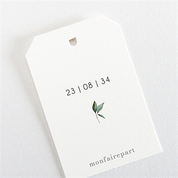 Etiquette mariage encapsulés - Dos de l'étiquette