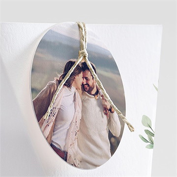 Boîte de dragées mariage lyrisme étui - Détail de la boîte